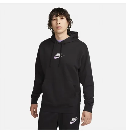 Худі чоловіче Nike Club Fleece+ French Terry Pullover Hoodie Black FB7788-010