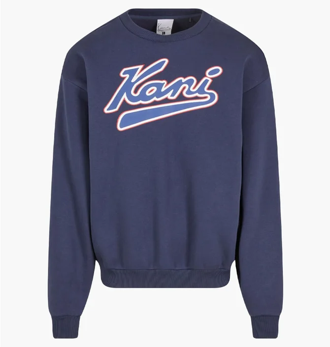 Світшот чоловічий Karl Kani Varsity Print Os Crewneck Blue PD00007519
