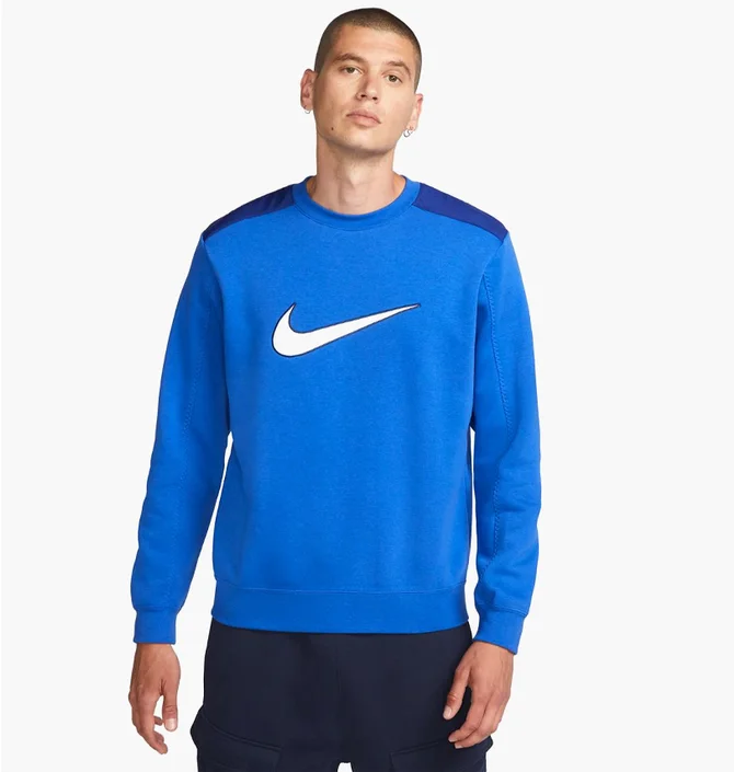 Світшот чоловічий Nike Crew Bb Blue FN0245-480