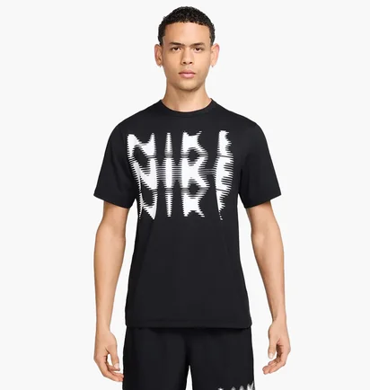 Футболка мужская Nike M Nk Df Uv Hyverse Ss Swoosh Black HJ3074-010