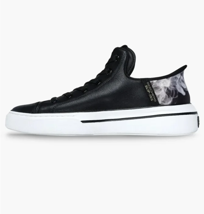 Кроссовки мужские Skechers Premium Leather Black 251016-BKW