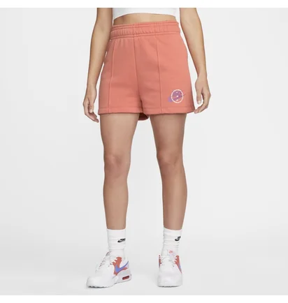 Шорти жіночі Nike Sportswear Fleece Shorts Peach Dx5677-827