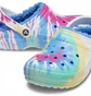 Тапочки унисекс CROCS Classic Lined Tie-Dye Clog Multi 206341-4SO