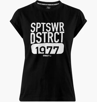 Футболка жіноча Craft District Clean Tee W Black 1907202-999000