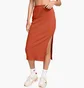 Юбка женская Nike Chll Knt Rib Md Orange FQ1636-825