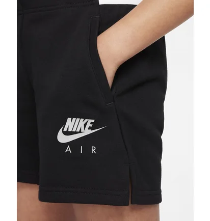 Шорты детские Nike Big Kids (Girls) French Terry Shorts Black Dm8218-010