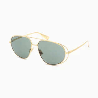 Сонцезахисні окуляри жіночі BOTTEGA VENETA Green/Gold BV1344S-001-61