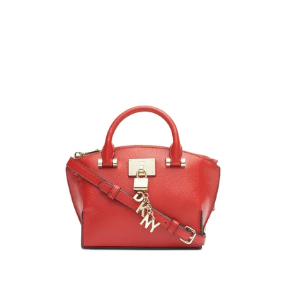 Сумка женская Dkny Elissa Small Leather Crossbody Satchel Red R92DHC28