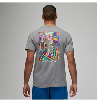 Футболка мужская Air Jordan M J Brand Gfx Ss Crew 4 Grey Dm3078-091