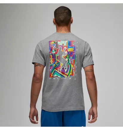 Футболка мужская Air Jordan M J Brand Gfx Ss Crew 4 Grey Dm3078-091