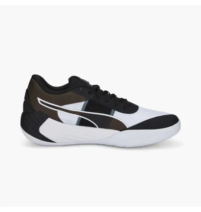 Кроссовки унисекс Puma Fusion Nitro Team Basketball Shoes White/Black 377035-05