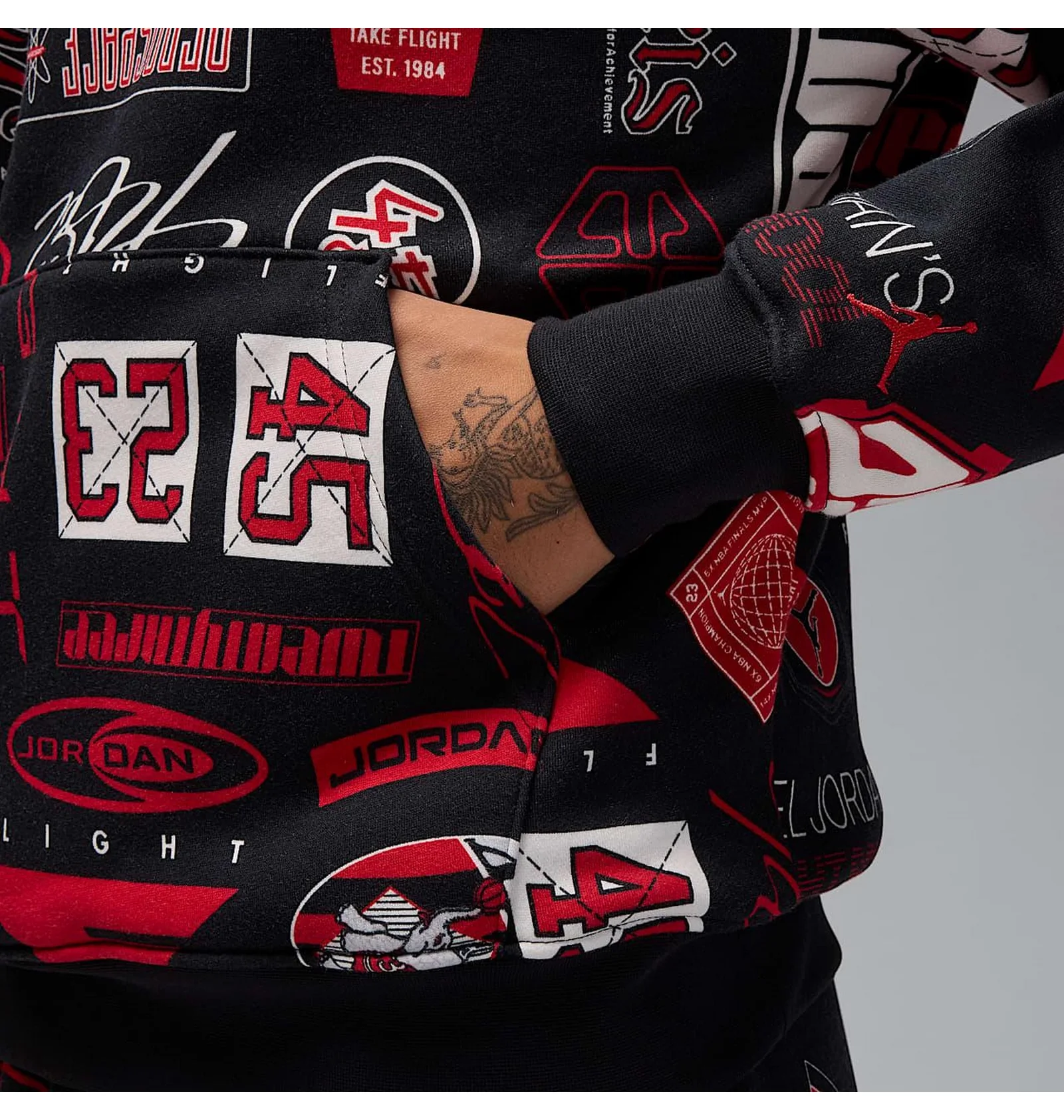 ᐉ Худі чоловіче Air Jordan Essentials Printed Fleece Multi HM7254