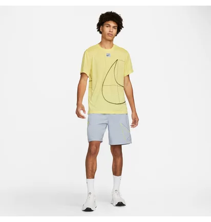 Футболка мужская Nike Df Q5 Ss Top Yellow DQ6626-706