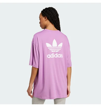 Футболка женская Adidas Trefoil Violet IY4652