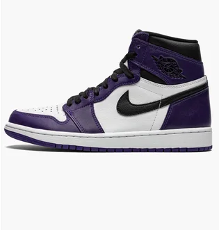 Кроссовки мужские Air Jordan 1 Retro Purple Black/Violet 555088-500