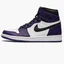Кроссовки мужские Air Jordan 1 Retro Purple Black/Violet 555088-500