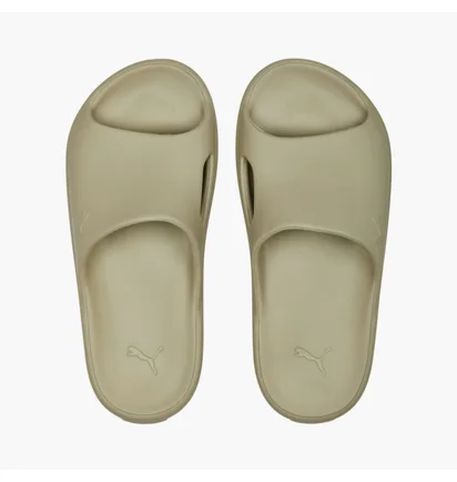 Тапочки унисекс Puma Shibui Cat Slides Olive 385296-08