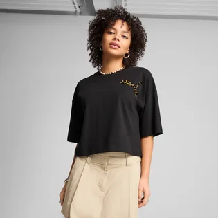 Футболка жіноча Puma Ess Leo Luxe Graphic Black 632337-01