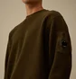 Світшот чоловічий C.P. Company Emerized Diagonal Fleece Olive 19CMSS249A006614G-683