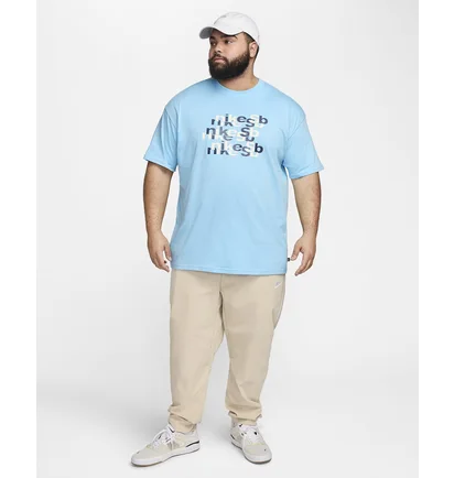 Футболка унисекс Nike Sb Tee Oc Repeat Brd Light Blue FV3494-407