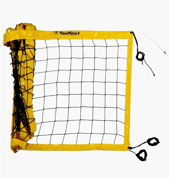 Сітка для волейболу Romi sport Professional Black/Yellow SIA000021PP
