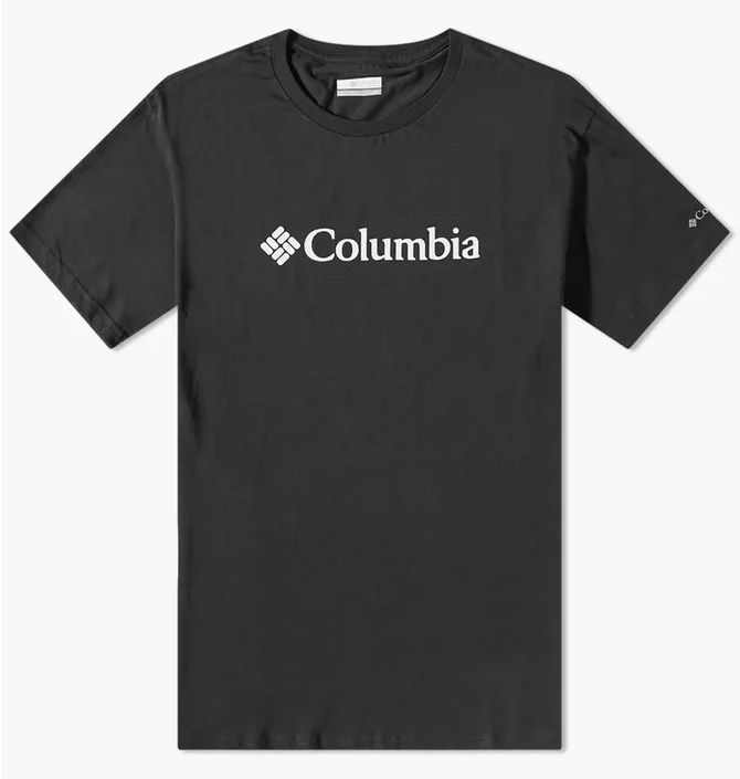 Футболка чоловіча Columbia Csc Basic Logo Tee Black 1680053-010