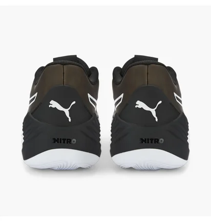 Кроссовки унисекс Puma Fusion Nitro Team Basketball Shoes White/Black 377035-05