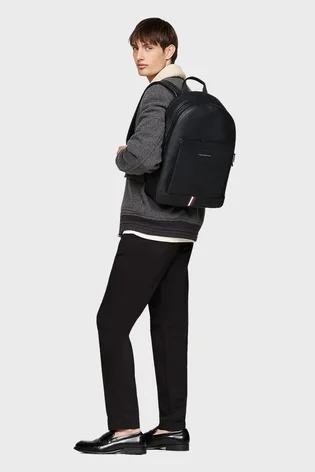 Рюкзак унисекс Tommy Hilfiger Stripe Backpack Black AM12713-001