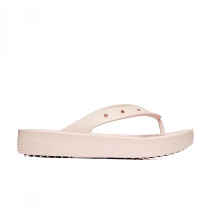 Тапочки женские CROCS Classic Platform Flip Beige 207714-6UR