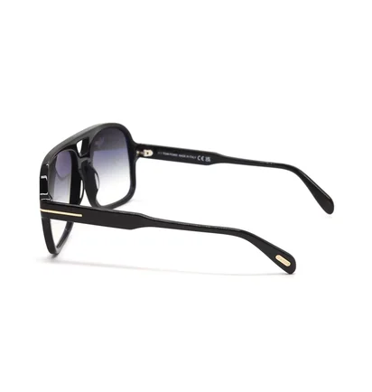 Солнцезащитные очки мужские Tom Ford Falconer Smoke Gradient Navigator Black FT0884-01B-60