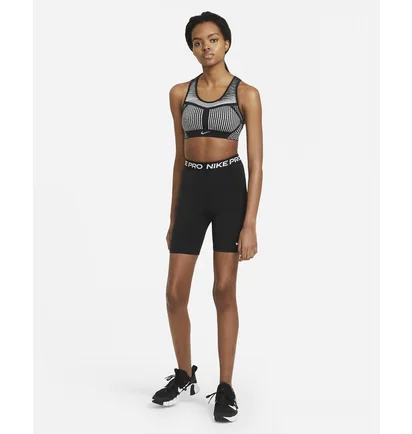 Топ женский Nike Womens High-Support Non-Padded Sports Bra Grey Aj4047-014