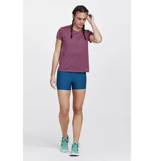 Шорты женские Saucony Fortify 3 Hot Short Blue 800373-NS