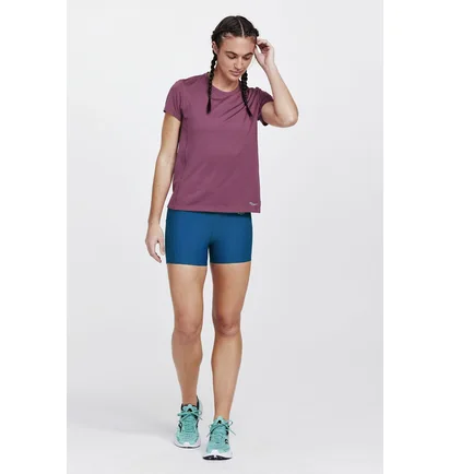 Шорты женские Saucony Fortify 3 Hot Short Blue 800373-NS