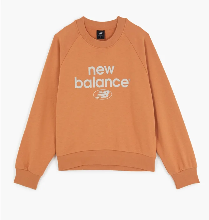 Світшот жіночий New Balance Sweat Crew Graphic Essential Orange WT31508SEI