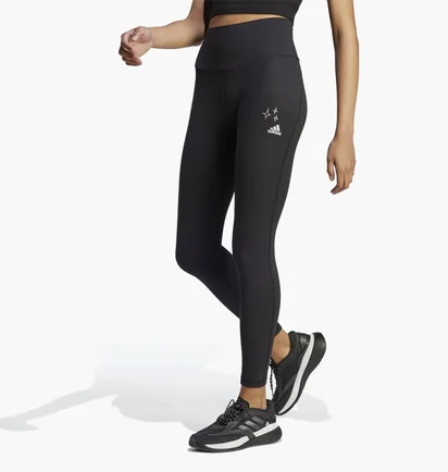Леггинсы женские Adidas Scribble Leggings Black IJ8762