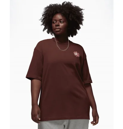 Футболка женская Air Jordan X Teyana Taylor Vintage T-Shirt Brown FB2640-227