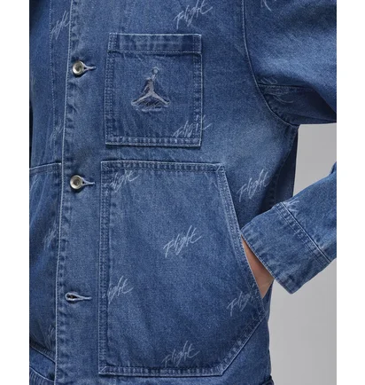 Джинсовка чоловіча Air Jordan Flight Heritage Demim-Jacke Blue FN4649-436