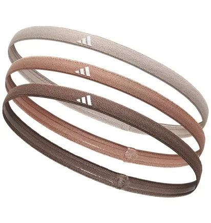 Повязка на голову Adidas Hairbands (3 шт) Brown/Beige ADAC-16205