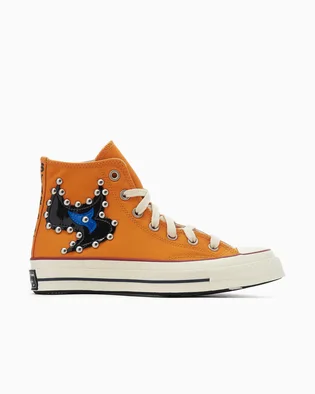 Кеды мужские Converse X Come Tees Chuck 70 Orange A01762C