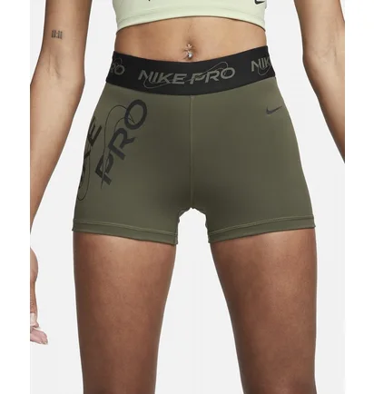 Шорты женские Nike Pro 8 Cm Olive FB5448-325