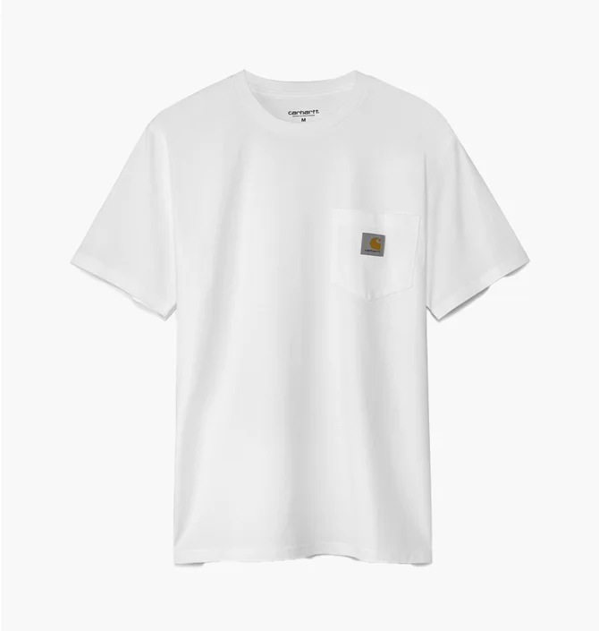 Футболка чоловіча Carhartt Pocket T-Shirt White I030434-02XX