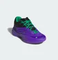 Кроссовки детские Adidas Dame X Violet JP8636