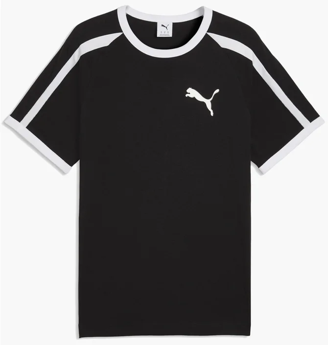 Футболка чоловіча Puma T7 Big Cat Ringer Black 635242-01