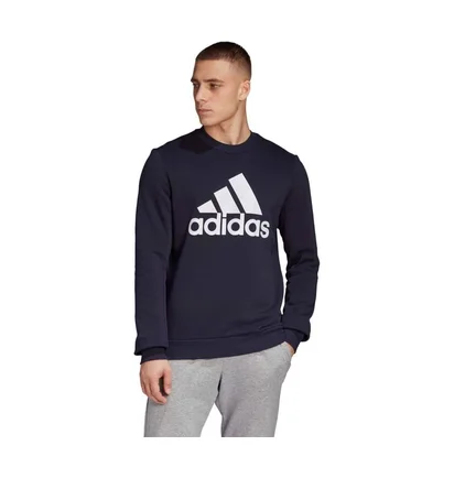 Свитшот мужской Adidas Must Haves Badge Of Sport Crew Sweatshirt Black GK4998