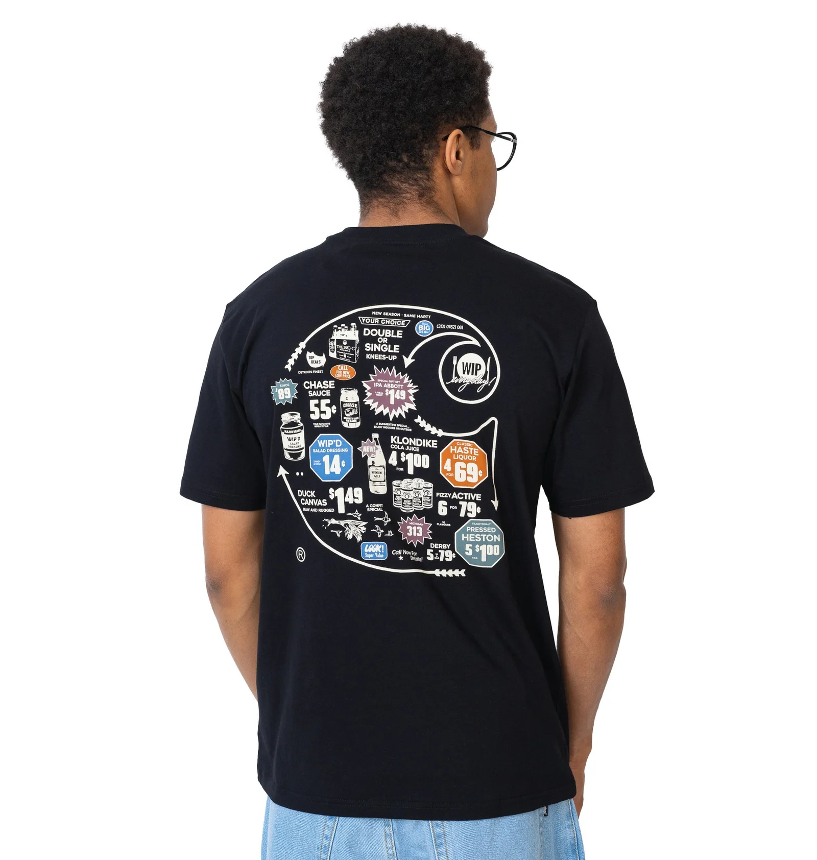 ᐉ Футболка унисекс Carhartt WIP Catalogue C Logo Black I034761