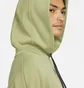Худі жіноче Nike Sportswear Tech Fleece WomenS Over-Oversized Crop Pullover Hoodie Olive DR4973-334