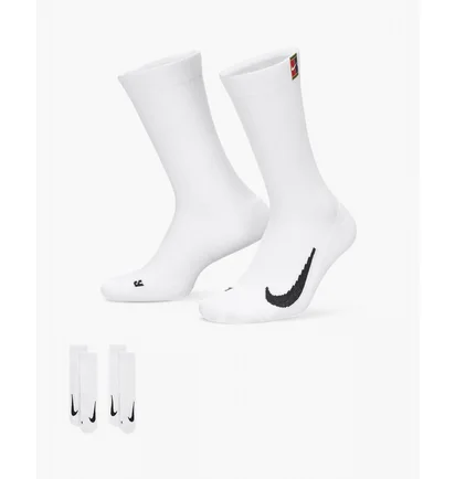 Шкарпетки унісекс Nike U Nk Multiplier Crew (2 пари) Cush White Sk0118-100