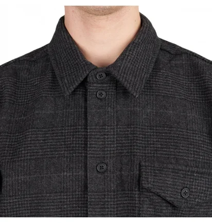 Рубашка унисекс Han Kjobenhavn Army Overshirt Black M-130958