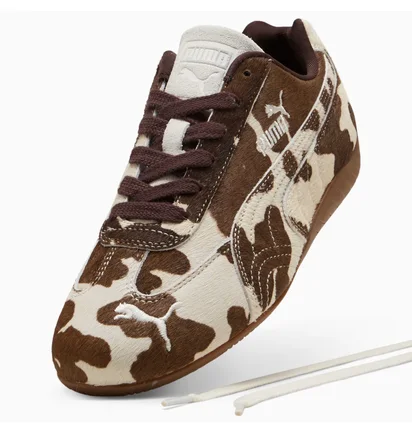 Кроссовки женские Puma Speedcat Cow Beige/Brown 406141-01
