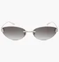 Сонцезахисні окуляри жіночі Balenciaga Metallic/Grey BB0486S-002-61